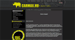 Desktop Screenshot of carmax.hu