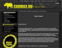 Tablet Screenshot of carmax.hu